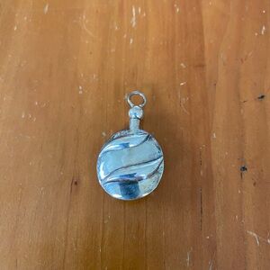 Vintage Silver Perfume Holder Pendant